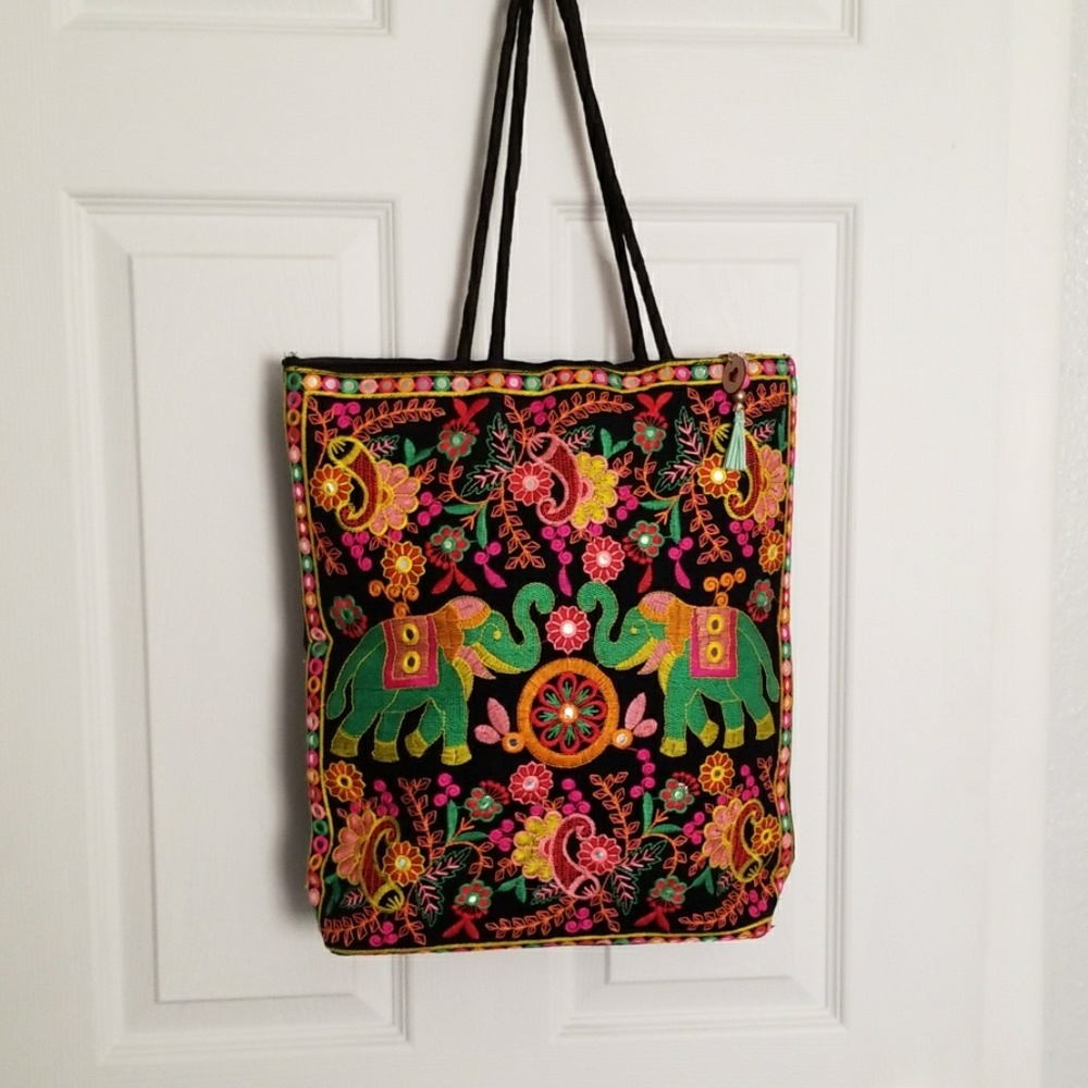 Bohemian Banjara tote bag